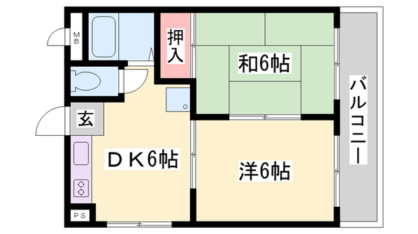 伊川谷駅 バス12分  北別府三丁目下車：停歩1分 1階の物件間取画像